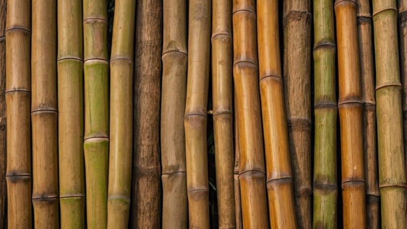 bambu bebas jamur